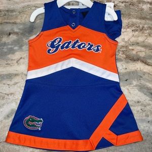 Florida Gator Baby Cheer Dress 12 Months Old